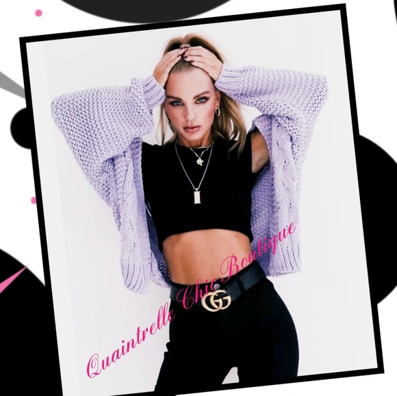 🎉HP🎉SWEET ON YOU CHUNKY CABLE KNIT CARDIGAN - Picture 2 of 5